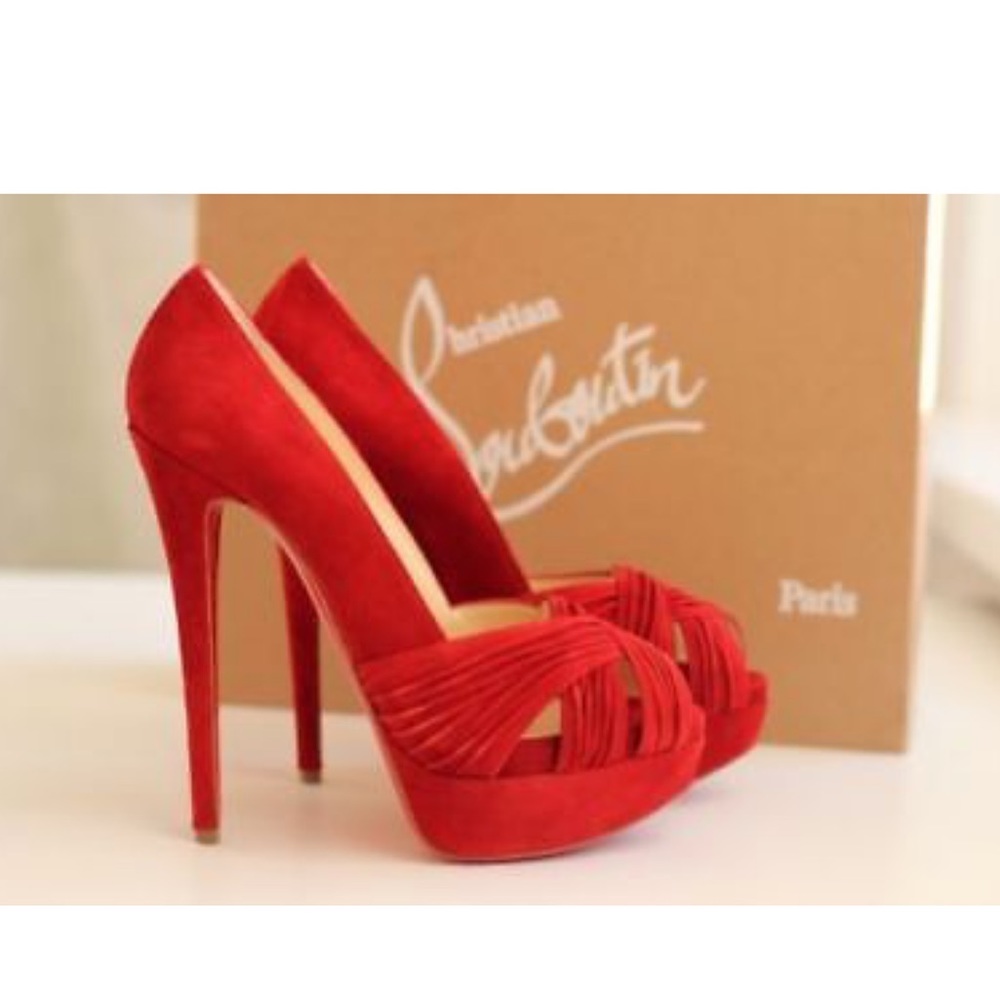 Like New Suede Aborino Christian Louboutin Pumps